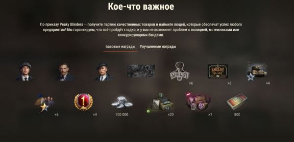 «Острым козырькам» посвятили новый боевой пропуск World o Tanks